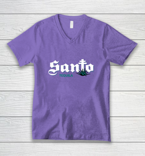 Santo Tequila Guy Fieri V-Neck T-Shirt 8