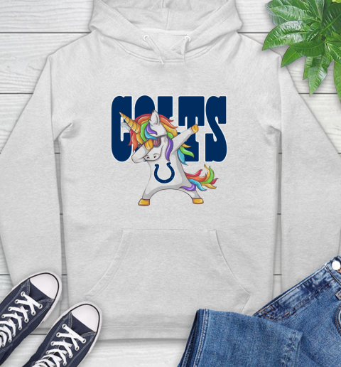 Indianapolis Colts NFL Football Funny Unicorn Dabbing Sports Hoodie