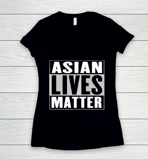Asian Lives Matter Women's V-Neck T-Shirt
