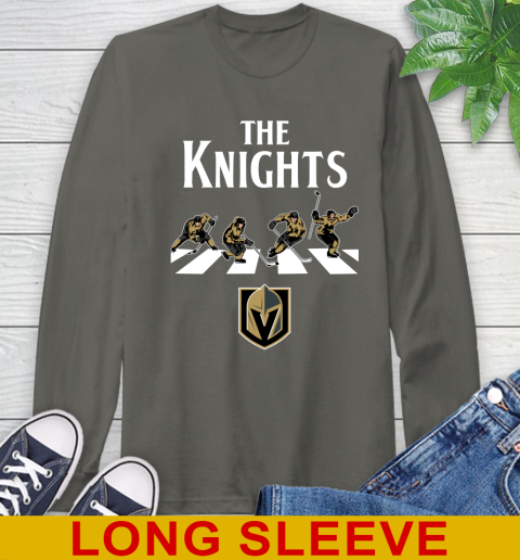 NHL Hockey Vegas Golden Knights The Beatles Rock Band Shirt Long Sleeve T-Shirt 10