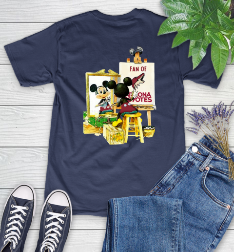 NHL Hockey Arizona Coyotes Mickey Drawing Shirt - Image 94