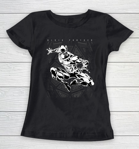 Marvel Black Panther Leap Graphic Women's T-Shirt