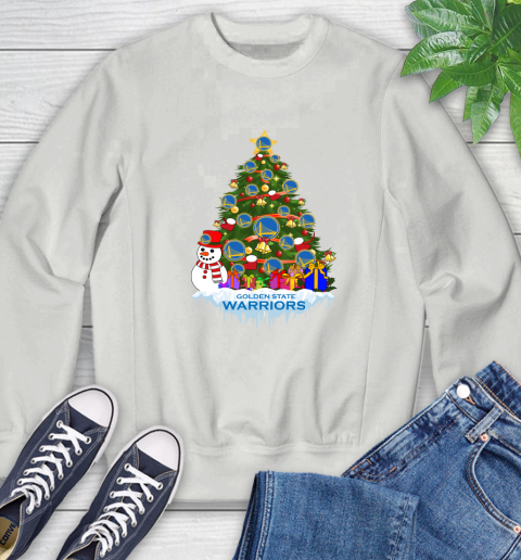 Golden State Warriors Merry Christmas NBA Basketball Sports Sweatshirt 5