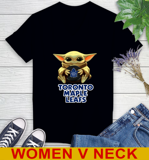 NHL Hockey Toronto Maple Leafs Star Wars Baby Yoda Shirt 78
