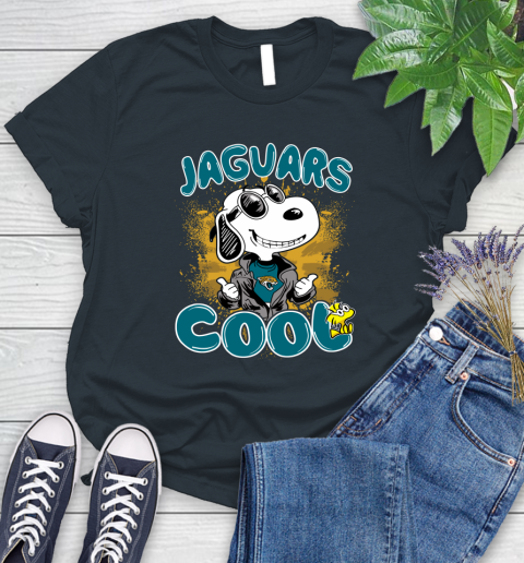 NFL Football Jacksonville Jaguars Cool Snoopy Shirt Women's T-Shirt 6
