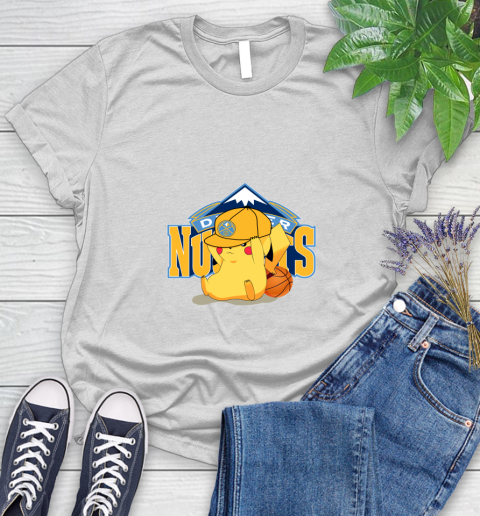 NBA Pikachu Basketball Sports Denver Nuggets Women's T-Shirt