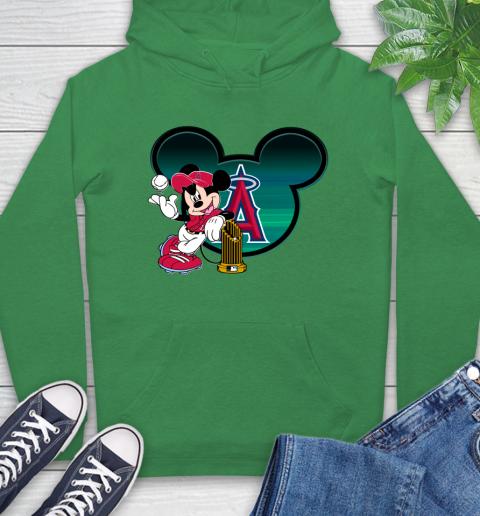 MLB Los Angeles Angels The Commissioner's Trophy Mickey Mouse Disney Hoodie 8
