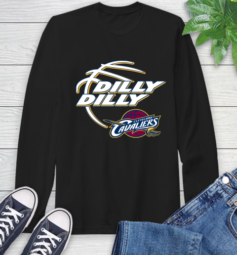 NBA Cleveland Cavaliers Dilly Dilly Basketball Sports Long Sleeve T-Shirt 2