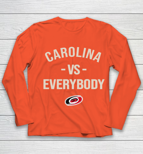 Carolina Hurricanes Vs Everybody Youth Long Sleeve 3
