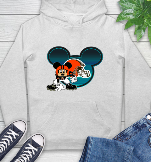NFL Cleveland Browns Mickey Mouse Disney Football T Shirt Hoodie