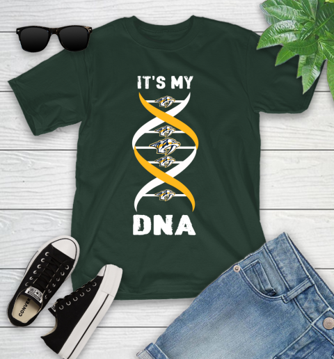 Nashville Predators NHL Hockey It's My DNA Sports Youth T-Shirt 5