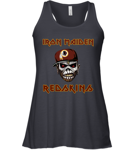 NFL Washington Redskins Iron Maiden Rock Band Music Football Sports uWvRyMvy2lr flowy tank 32 95 151514 front midnight
