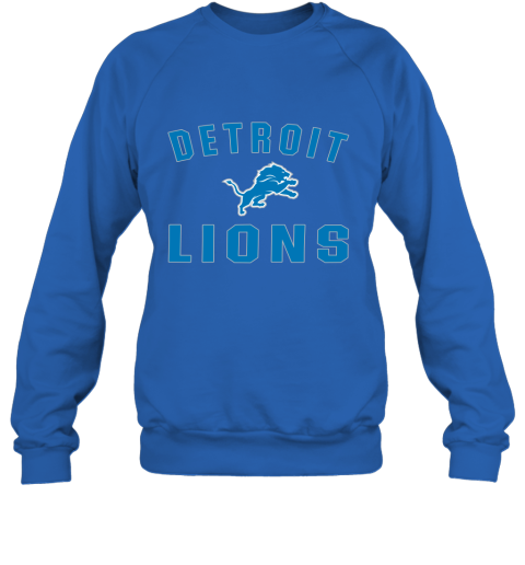 Detroit Lions NFL Line by Fanatics Branded Blue Vintage Victory Sweatshirt