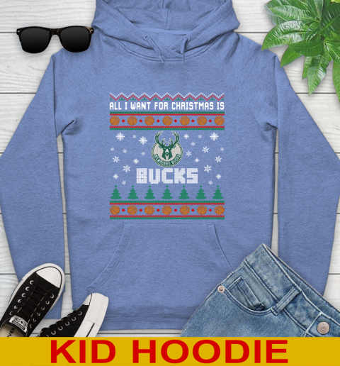 NBA All I Want For Christmas Is Milwaukee Bucks Basketball Sports 139