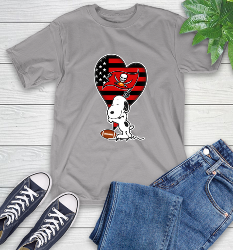 Tampa Bay Buccaneers NFL Football The Peanuts Movie Adorable Snoopy T-Shirt 6