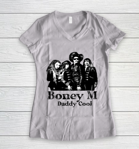 Boney M daddy Cool Rasputin Festival 1979 Women's V-Neck T-Shirt