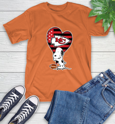 Kansas City Chiefs NFL Football The Peanuts Movie Adorable Snoopy T-Shirt 5