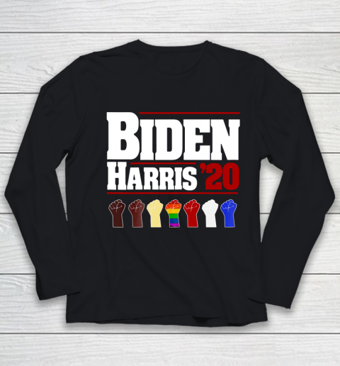 Joe Biden Kamala Harris 2020 Shirt Men Women Kamala Harris Youth Long Sleeve