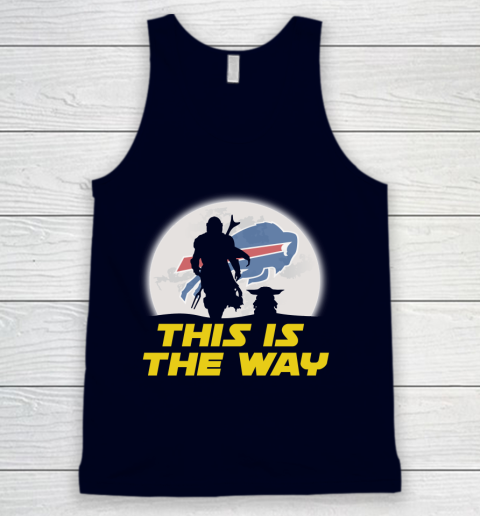 Buffalo Bills NFL Football Star Wars Yoda And Mandalorian This Is The Way Tank Top 2