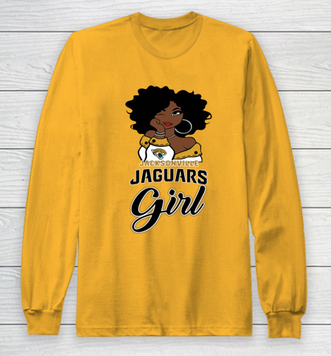 Jacksonville Jaguars Girl NFL Long Sleeve T-Shirt 3