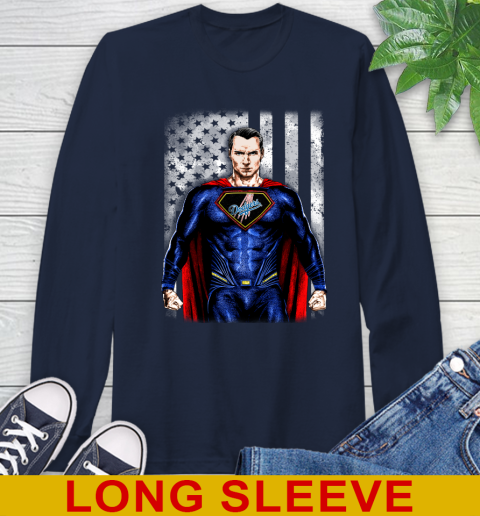 MLB Baseball Los Angeles Dodgers Superman DC Shirt Long Sleeve T-Shirt 3