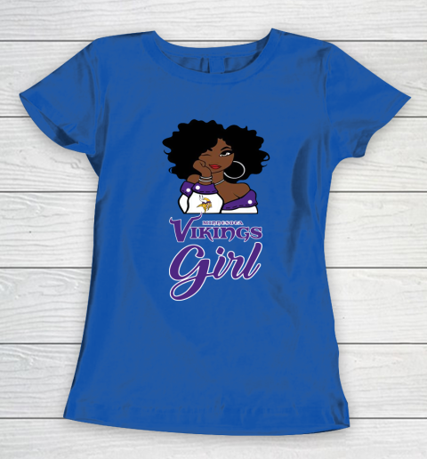 Minnesota Vikings Girl NFL Women's T-Shirt