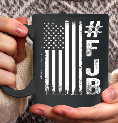 FJB Fuck Joe Biden American Flag Ceramic Mug 11oz