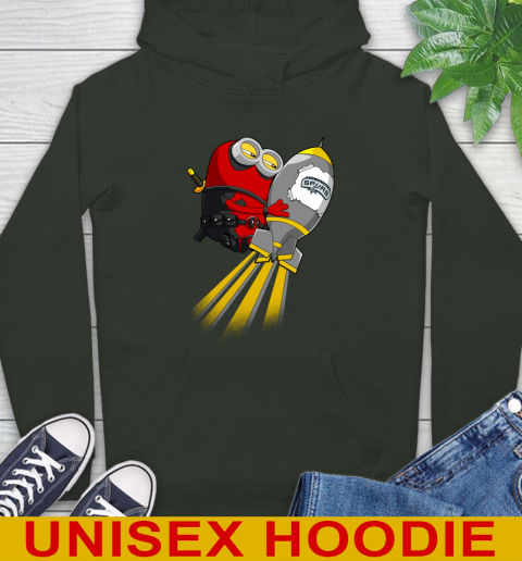 NBA Basketball San Antonio Spurs Deadpool Minion Marvel Shirt Hoodie 12