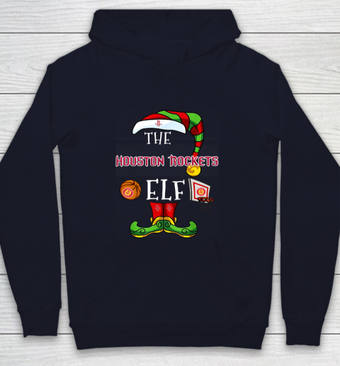 Houston Rockets Christmas ELF Funny NBA Youth Hoodie 2