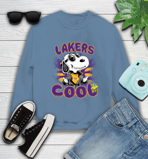 NBA Basketball Los Angeles Lakers Cool Snoopy Shirt Sweatshirt 9