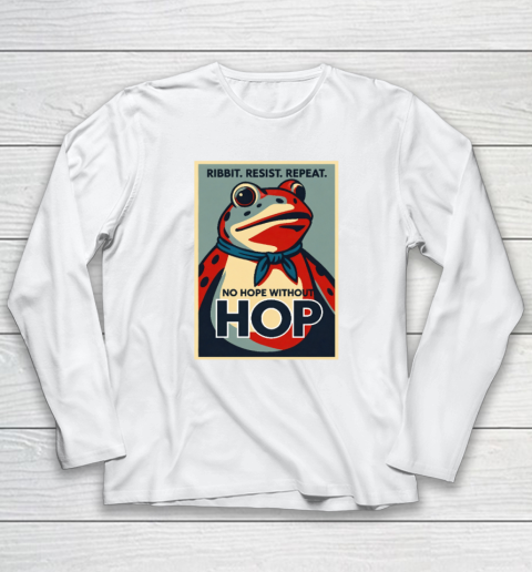 Resist Portland Frog I Stand With Frog Ribit Resist Repeat Long Sleeve T-Shirt Resist Portland Frog I Stand With Frog Ribit Resist Repeat Long Sleeve T-Shirt
