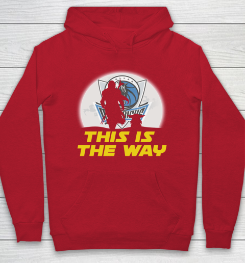 Dallas Mavericks NBA Basketball Star Wars Yoda And Mandalorian This Is The Way Hoodie 7