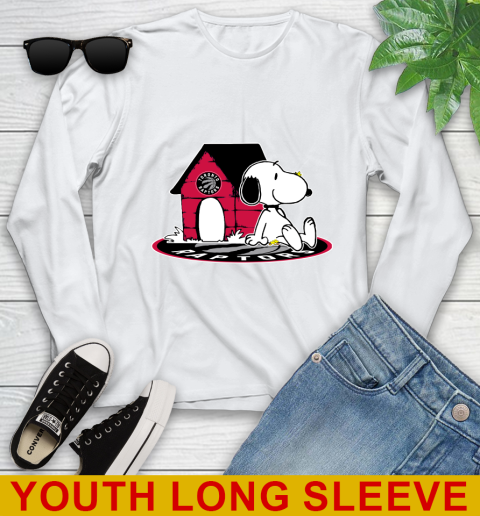 NBA Basketball Toronto Raptors Snoopy The Peanuts Movie Shirt Youth Long Sleeve