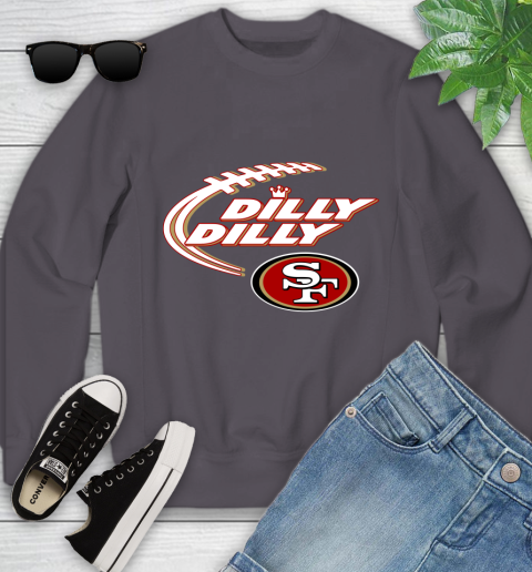 NFL San Francisco 49ers Dilly Dilly Football Sports Youth Sweatshirt 6