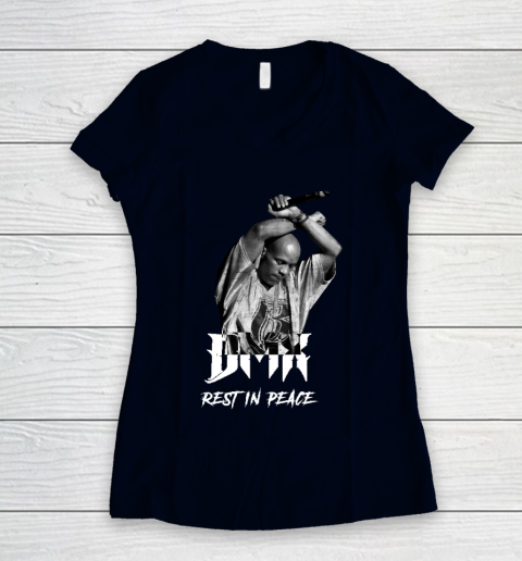 DMX, Dark man X, Ruff Ryder, rap, hip hop, New York, DMX RIP, Rip DMX, R.I.P Women's V-Neck T-Shirt 2