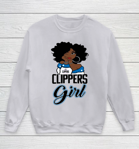 LA Clippers Girl NBA Youth Sweatshirt 4