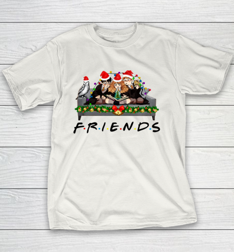 Friends Christmas Harry Potter, Hermione And Ron Youth T-Shirt
