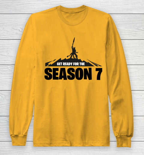 Fortnite Tshirt Get Ready For The Season 7 Long Sleeve T-Shirt 2