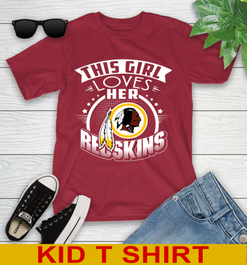 Washington Redskins NFL Football This Girl Loves Her Team 108