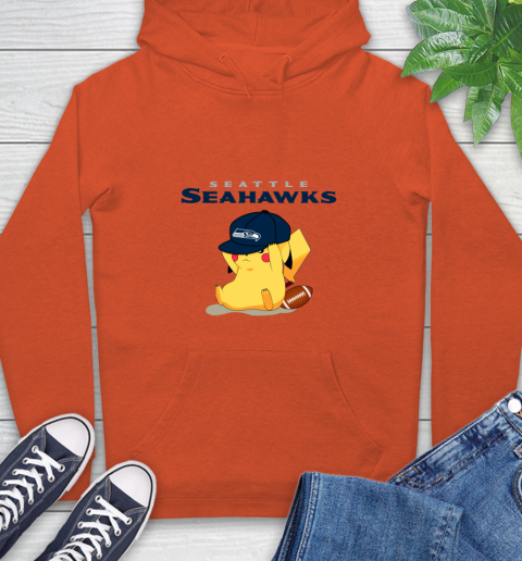 NFL Pikachu Football Seattle Seahawks Hoodie 5