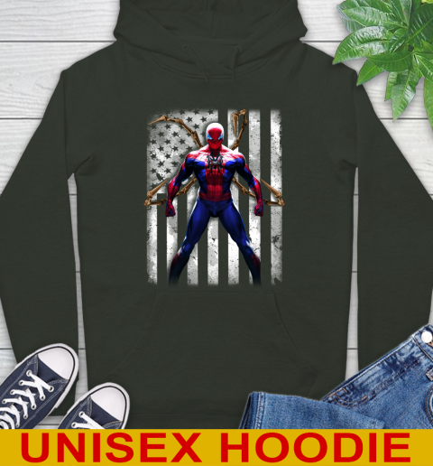 MLB Baseball New York Yankees Spider Man Avengers Marvel American Flag Shirt Hoodie 12