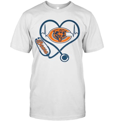 white chicago bears t shirt