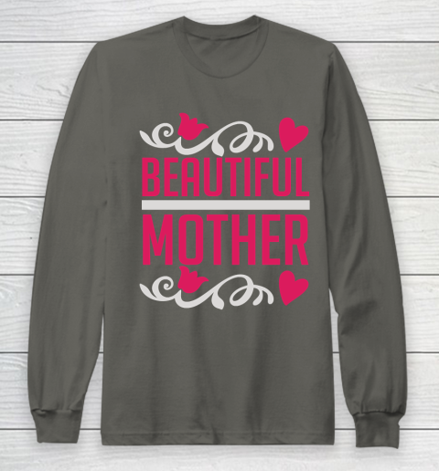 Mother S Day Funny Gift Ideas Apparel Beautiful Mother Motherday I Love Mom T Shirt Long Sleeve T Shirt Itees Global
