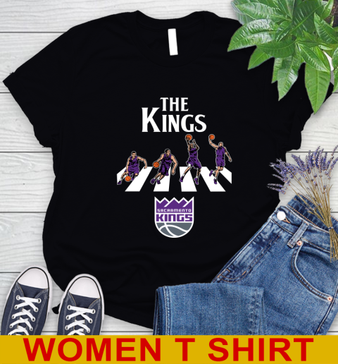 NBA Basketball Sacramento Kings The Beatles Rock Band Shirt Women's T-Shirt
