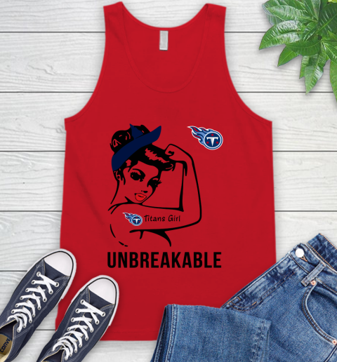 NFL Tennessee Titans Girl Unbreakable Football Sports Tank Top 4