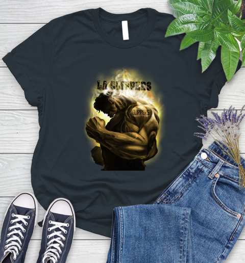 LA Clippers NBA Basketball Hulk Marvel Avengers Sports Women's T-Shirt 8