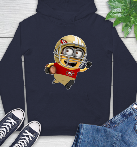 NFL San Francisco 49ers Minions Disney Football Sports Hoodie 4