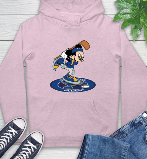 NHL Hockey St.Louis Blues Cheerful Mickey Disney Shirt Hoodie 10