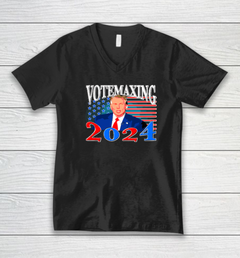 VoteMaxxing 2024 V-Neck T-Shirt