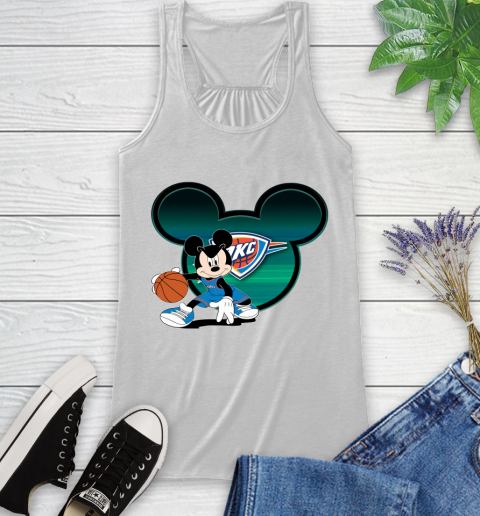NBA Oklahoma City Thunder Mickey Mouse Disney Basketball Racerback Tank
